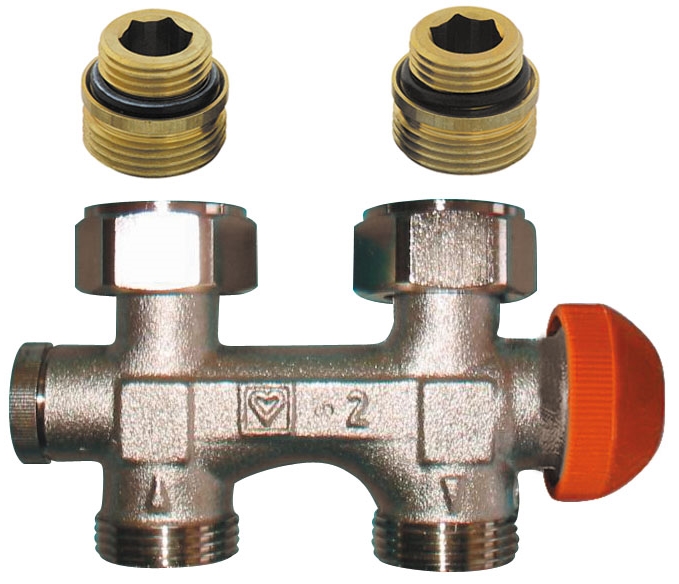 Robinete termostatice racordare inferioara TS-3000 drepte (3692)